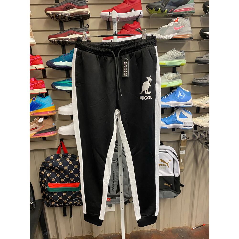 Kangol Black/White Jogger Men's Large New!